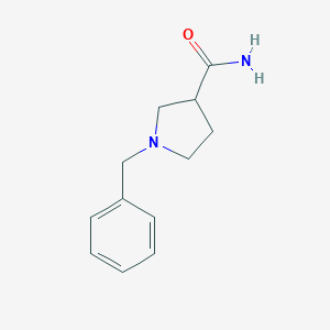 molecular formula C12H16N2O B039795 1-Benzylpyrrolidine-3-carboxamide CAS No. 115687-29-1