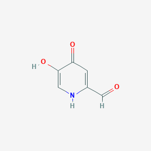 5-Hydroxy-4-oxo-1H-pyridine-2-carbaldehyde