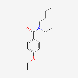 molecular formula C15H23NO2 B3979863 N-butyl-4-ethoxy-N-ethylbenzamide 