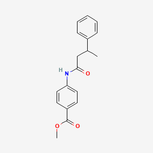 molecular formula C18H19NO3 B3980554 methyl 4-[(3-phenylbutanoyl)amino]benzoate 