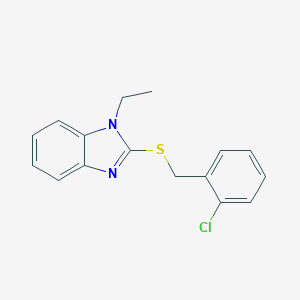 Benzimidazole, 2-(2-chlorobenzylthio)-1-ethyl-