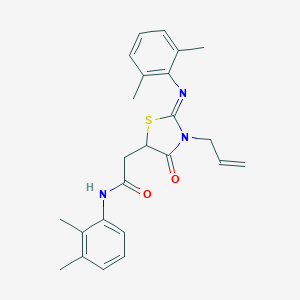 2-{3-allyl-2-[(2,6-dimethylphenyl)imino]-4-oxo-1,3-thiazolidin-5-yl}-N-(2,3-dimethylphenyl)acetamide