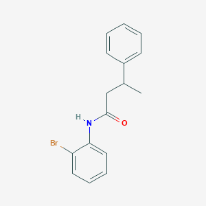 molecular formula C16H16BrNO B3981044 N-(2-bromophenyl)-3-phenylbutanamide 