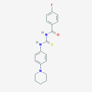 1-(4-Fluoro-benzoyl)-3-(4-piperidin-1-yl-phenyl)-thiourea