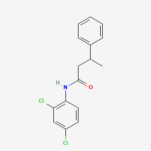 molecular formula C16H15Cl2NO B3981260 N-(2,4-dichlorophenyl)-3-phenylbutanamide 
