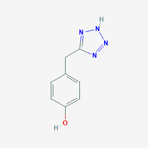 molecular formula C8H8N4O B039820 4-(1H-tetrazol-5-ylmethyl)phenol CAS No. 119192-12-0