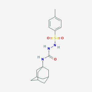 N-1-adamantyl-2-[(4-methylphenyl)sulfonyl]hydrazinecarboxamide