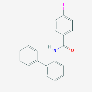 molecular formula C19H14INO B398253 N-[1,1'-biphenyl]-2-yl-4-iodobenzamide 