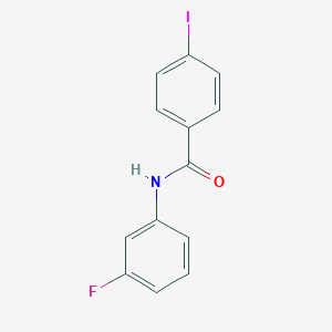molecular formula C13H9FINO B398255 N-(3-fluorophenyl)-4-iodobenzamide 