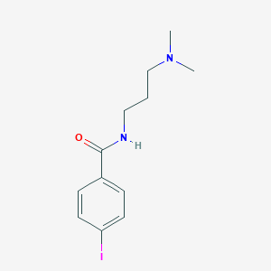 molecular formula C12H17IN2O B398266 N-[3-(dimethylamino)propyl]-4-iodobenzamide 