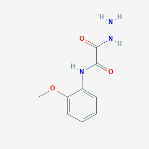 molecular formula C9H11N3O3 B398282 2-hydrazino-N-(2-methoxyphenyl)-2-oxoacetamide CAS No. 53117-28-5