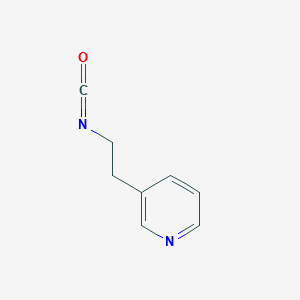 molecular formula C8H8N2O B039836 3-(2-Isocyanatoethyl)pyridine CAS No. 120877-65-8
