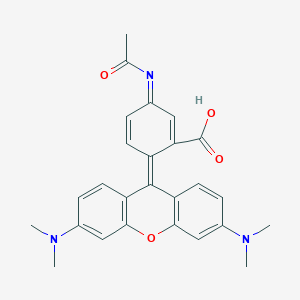 molecular formula C26H25N3O4 B039839 Acetamidotetramethylrhodamine CAS No. 124985-63-3
