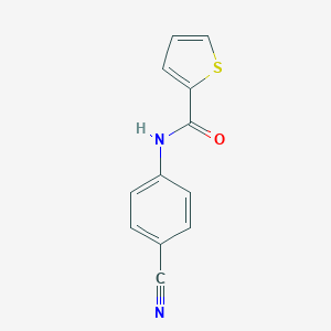 molecular formula C12H8N2OS B398390 N-(4-cyanophenyl)thiophene-2-carboxamide CAS No. 137272-71-0