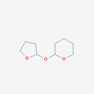 molecular formula C9H16O3 B039842 2-(Oxolan-2-yloxy)oxane CAS No. 120346-84-1
