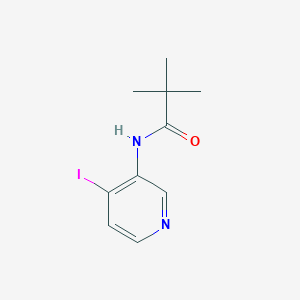molecular formula C10H13IN2O B039847 N-(4-碘吡啶-3-基)-2,2-二甲基丙酰胺 CAS No. 113975-32-9