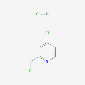 molecular formula C6H6Cl3N B039848 4-Chloro-2-(chloromethyl)pyridine hydrochloride CAS No. 119396-04-2