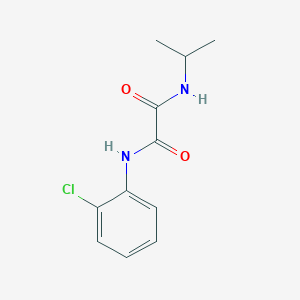molecular formula C11H13ClN2O2 B3984969 N-(2-chlorophenyl)-N'-propan-2-yloxamide 