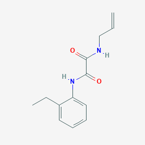 molecular formula C13H16N2O2 B3985109 N-(2-ethylphenyl)-N'-(prop-2-en-1-yl)ethanediamide 