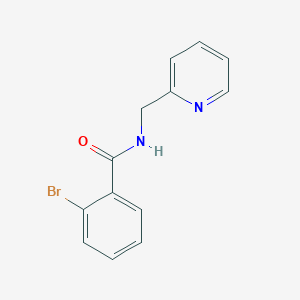 molecular formula C13H11BrN2O B398530 2-bromo-N-(pyridin-2-ylmethyl)benzamide 