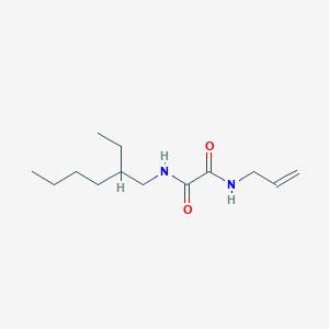 molecular formula C13H24N2O2 B3985367 N'-(2-ethylhexyl)-N-prop-2-enyloxamide 