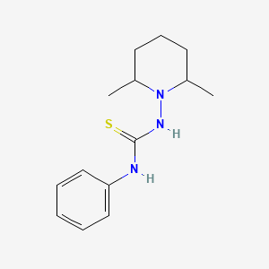 molecular formula C14H21N3S B3985870 1-(2,6-Dimethylpiperidin-1-yl)-3-phenylthiourea 