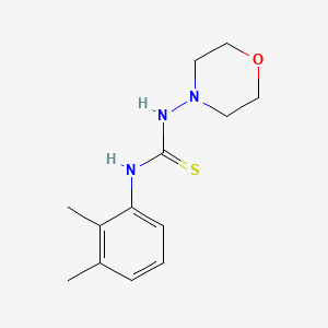 molecular formula C13H19N3OS B3985929 N-(2,3-DIMETHYLPHENYL)-N'-MORPHOLINOTHIOUREA 