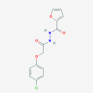 molecular formula C13H11ClN2O4 B398618 N'-[2-(4-chlorophenoxy)acetyl]-2-furohydrazide 