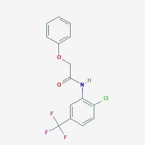 N-[2-chloro-5-(trifluoromethyl)phenyl]-2-phenoxyacetamide