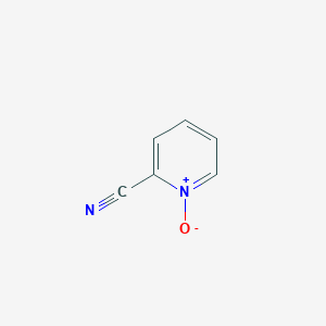 molecular formula C6H4N2O B039863 Pyridine-2-carbonitrile 1-oxide CAS No. 124463-97-4