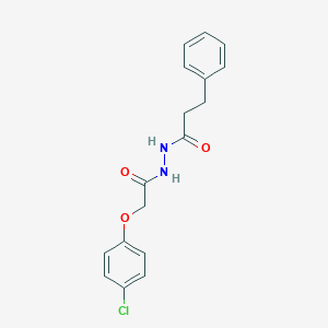 N'-[(4-chlorophenoxy)acetyl]-3-phenylpropanehydrazide