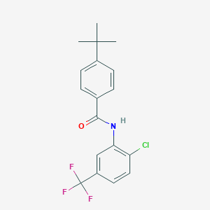 4-tert-butyl-N-[2-chloro-5-(trifluoromethyl)phenyl]benzamide