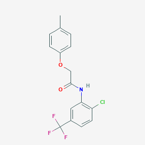 N-[2-chloro-5-(trifluoromethyl)phenyl]-2-(4-methylphenoxy)acetamide