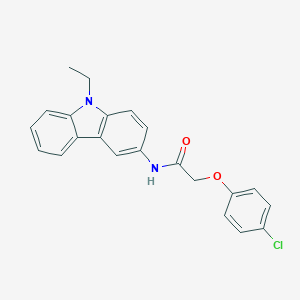2-(4-chlorophenoxy)-N-(9-ethyl-9H-carbazol-3-yl)acetamide