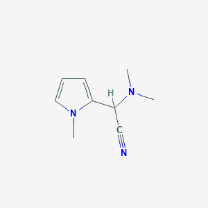 2-(dimethylamino)-2-(1-methyl-1H-pyrrol-2-yl)acetonitrile