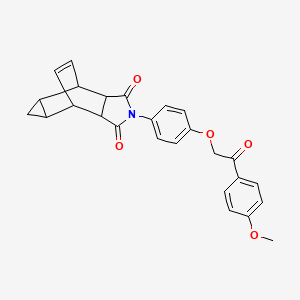 molecular formula C26H23NO5 B3986473 MM0299 