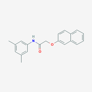 molecular formula C20H19NO2 B398651 N-(3,5-dimethylphenyl)-2-(2-naphthyloxy)acetamide CAS No. 5937-32-6