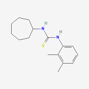 molecular formula C16H24N2S B3986580 1-Cycloheptyl-3-(2,3-dimethylphenyl)thiourea 