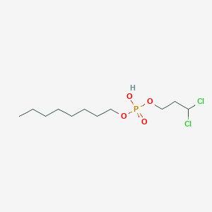 molecular formula C11H23Cl2O4P B039869 Octyldichloropropyl phosphate CAS No. 117617-70-6