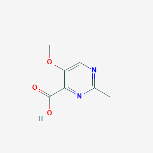 molecular formula C7H8N2O3 B039871 5-Methoxy-2-methylpyrimidine-4-carboxylic acid CAS No. 113949-10-3