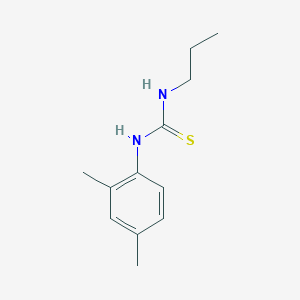 molecular formula C12H18N2S B3987248 1-(2,4-Dimethylphenyl)-3-propylthiourea CAS No. 62616-62-0
