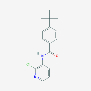 molecular formula C16H17ClN2O B398768 4-tert-butyl-N-(2-chloropyridin-3-yl)benzamide 