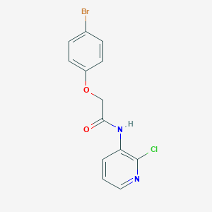 molecular formula C13H10BrClN2O2 B398769 2-(4-bromophenoxy)-N-(2-chloro-3-pyridinyl)acetamide CAS No. 487025-94-5