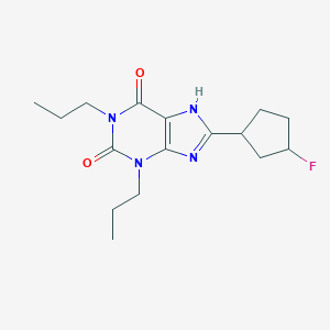 8-(3-Fluorocyclopentyl)-1,3-dipropyl-3,7-dihydro-1H-purine-2,6-dione