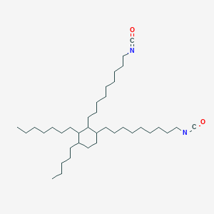 molecular formula C38H70N2O2 B039878 2-Heptyl-3,4-bis(9-isocyanatononyl)-1-pentylcyclohexane CAS No. 68239-06-5