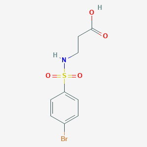 3-{[(4-Bromophenyl)sulfonyl]amino}propanoic acid