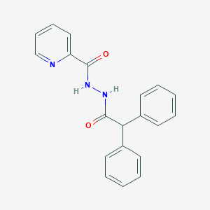 molecular formula C20H17N3O2 B398820 N/'-(2,2-Diphenylacetyl)pyridine-2-carbohydrazide 