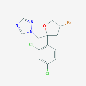molecular formula C13H12BrCl2N3O B039883 Bromuconazole CAS No. 116255-48-2