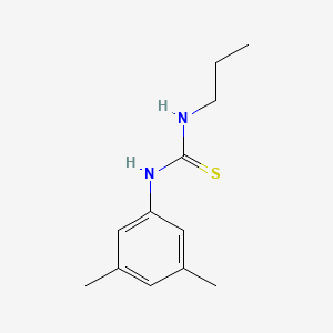 molecular formula C12H18N2S B3988503 1-(3,5-Dimethylphenyl)-3-propylthiourea 