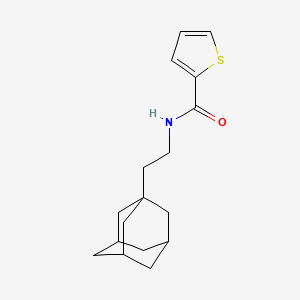molecular formula C17H23NOS B3988558 N-[2-(adamantan-1-yl)ethyl]thiophene-2-carboxamide 